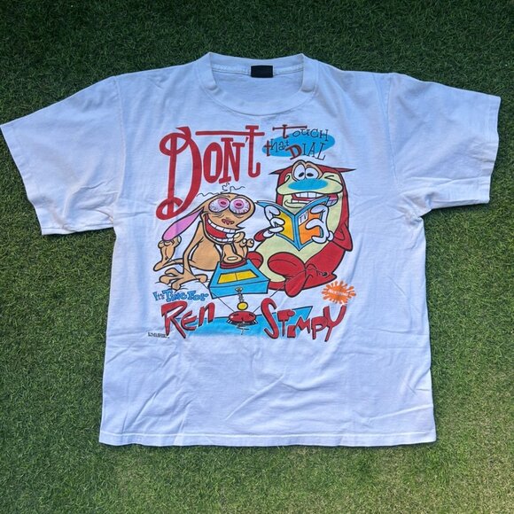 Vintage Ren & Stimpy Nickelodeon T-shirt - Picture 1 of 9